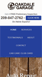 Mobile Screenshot of oakdalegarage.com